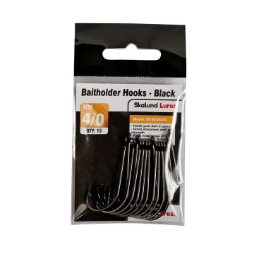 Anzuelos Baitholder Black Skalund tam. 4/0 (para carnada)