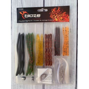 Kit de 30 piezas para drop shot ( pesca de lobina)