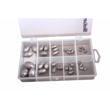 Kit 34 plomos huevo y split shot - Skalund
